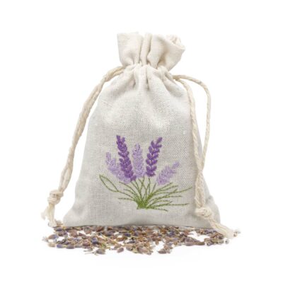broderad lavendpåse