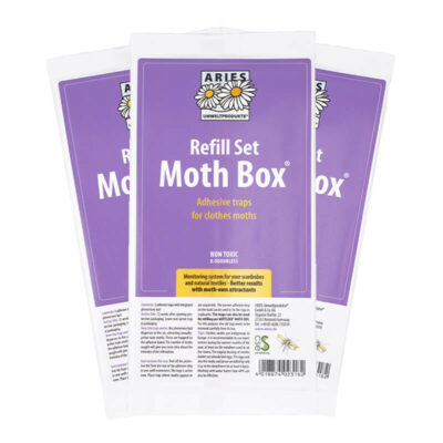 Storpack 3 st Mottlock® Refill 2-pack forpackning