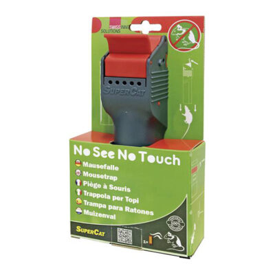 Musfalla ”no see no touch” forpackning