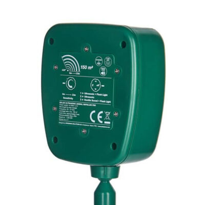 Swissinno® Ultrasonic Solcellsdriven Djurskrämma PRO