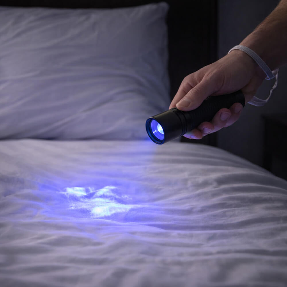 UV-Taschenlampe zur Spurensuche – Bild 3