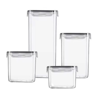 Vorratsdosen gegen Mehlkäfer | 4er-Pack