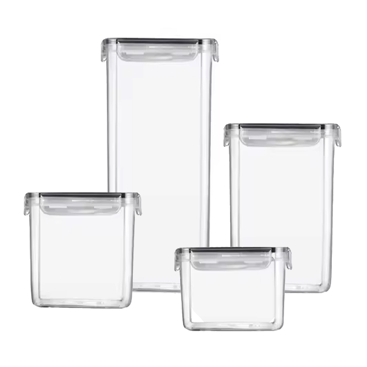 Vorratsdosen gegen Mehlkäfer | 4er-Pack