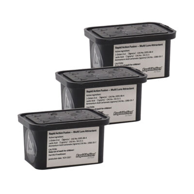 rapidaction svart 3-pack