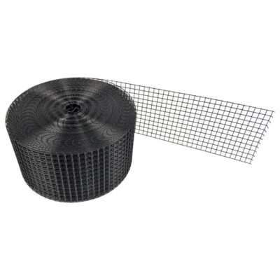 Vogelschutznetz für Solarmodule Komplettset | 15,5 cm x 30 Meter Stehend