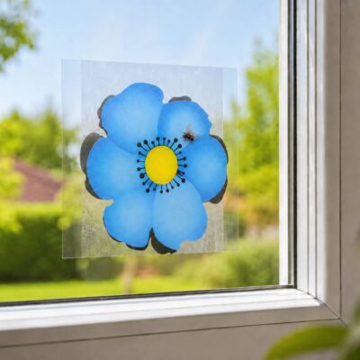 Fliegen- & Insektenfalle | Fenster Blaue Blume 10er-Pack – Umgebung