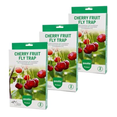 Großpackung | 3 x Kirschfruchtfliegenfalle 2er-Pack | Pestis Protect®